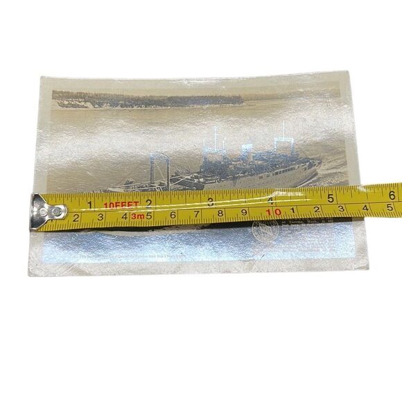 WWII USNS Navy Ship Frederick Funston Vintage Postcard Real Photo WW2 Unused - Picture 5 of 6